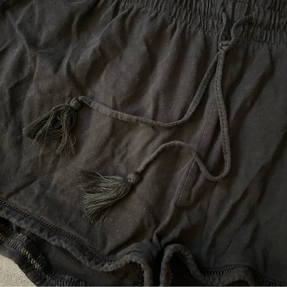 H&M Black Soft Drawstring Shorts size S - Picture 4 of 5